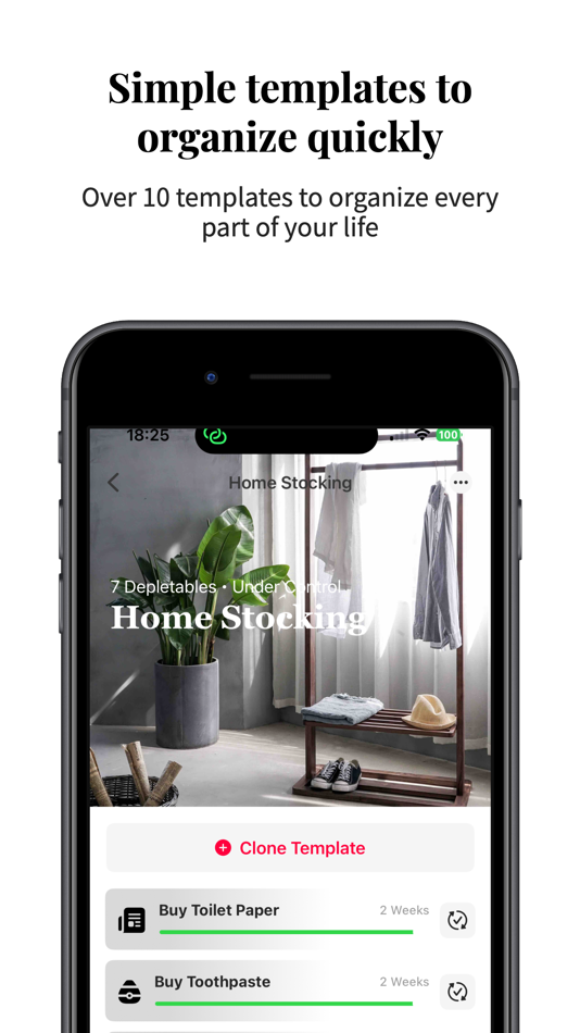 #3. Depletables - Recurring Tasks (iOS) By: Straight Outta Harbour Inc.