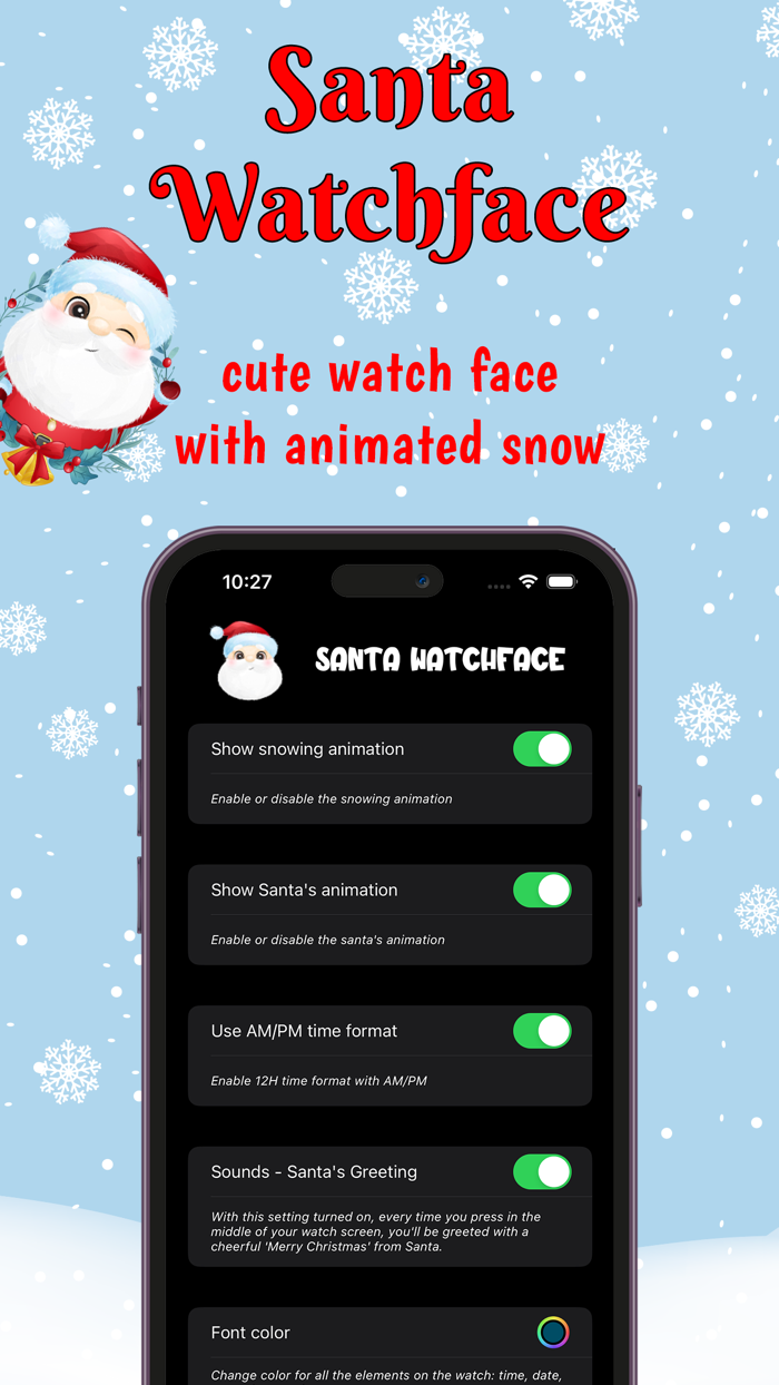 Santa Watchface