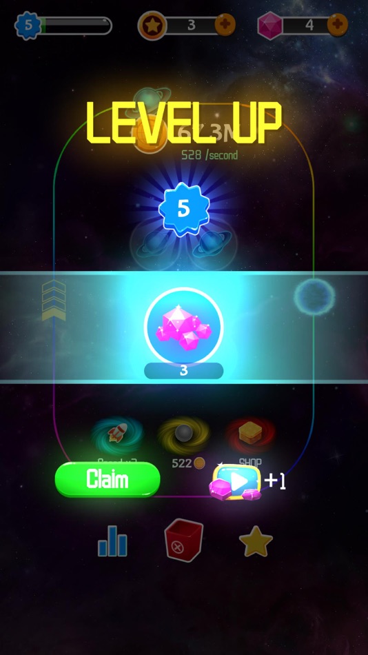 #6. Merge Stars - Mix Planet Games (iOS) By: 冰 冯