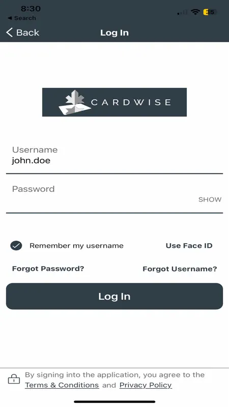 CardWise Mobile screenshot 2 of 7
