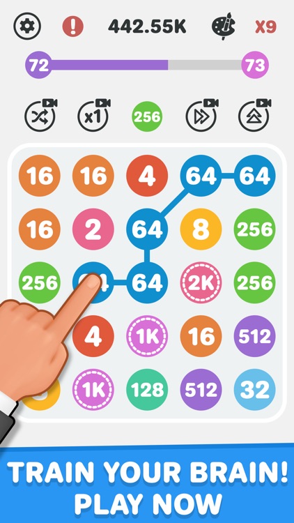 Connect The Dots - 2048 Merge