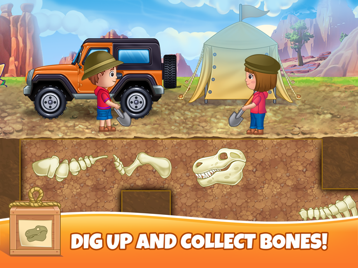 Trucks and Dinosaurs for Kids