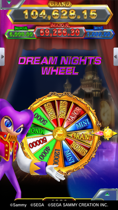 [777Real]NiGHTS～Dream Wheel～-無料パチスロアプリ, パチスロ, サミー-392x696bb