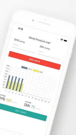 Game screenshot Blood Pressure Log apk