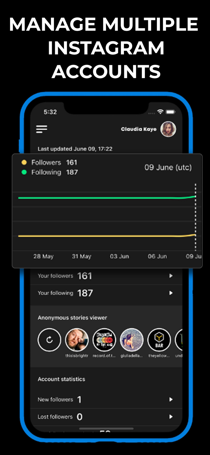 Reports IG followers tracker.