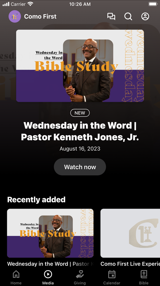 #2. Como First (iOS) 由: Como First Missionary Baptist Church (Fort Worth)