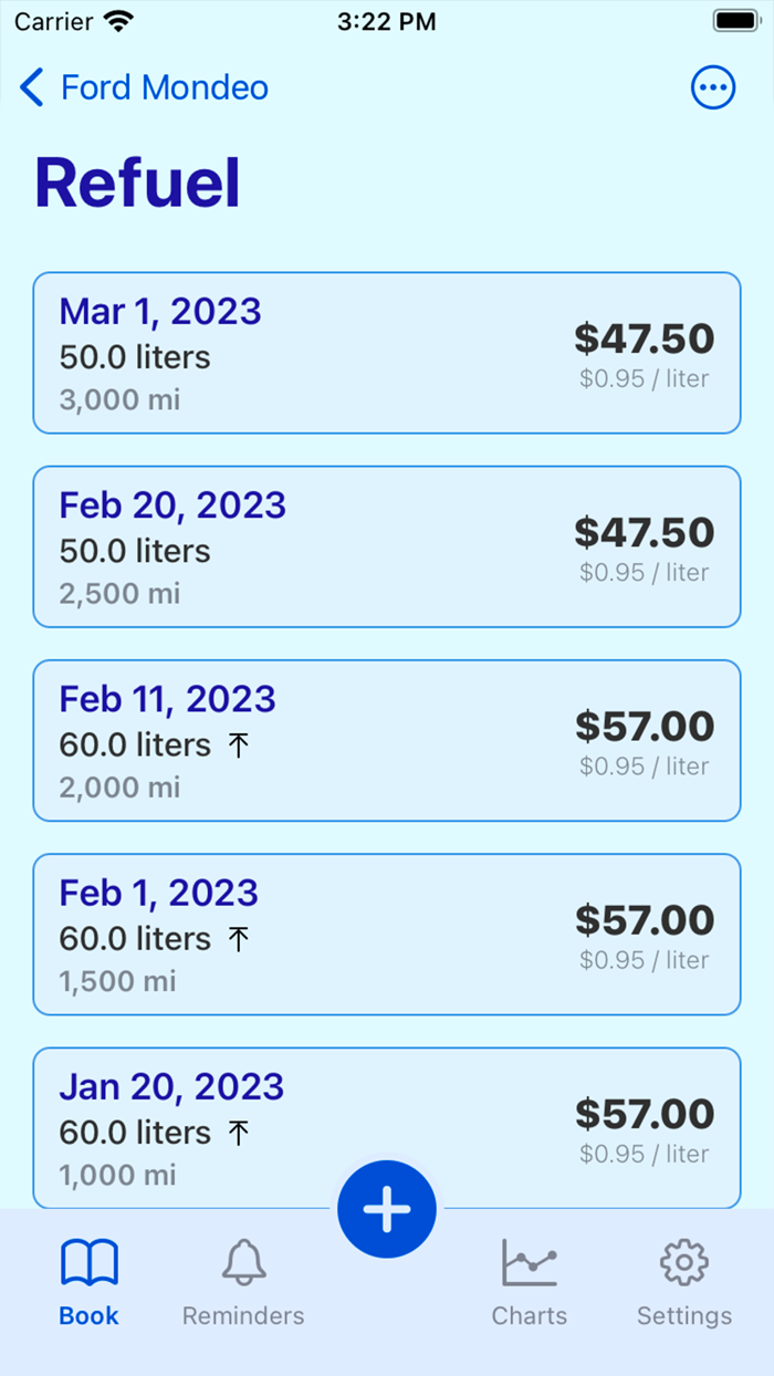 Casebo - Car Service Book