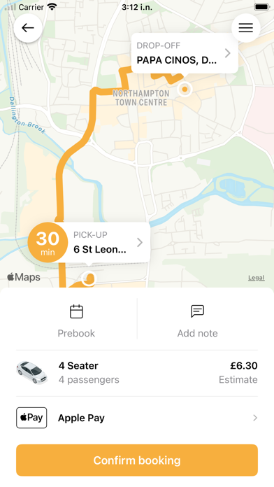 Bounds Taxis - Northampton Screenshot