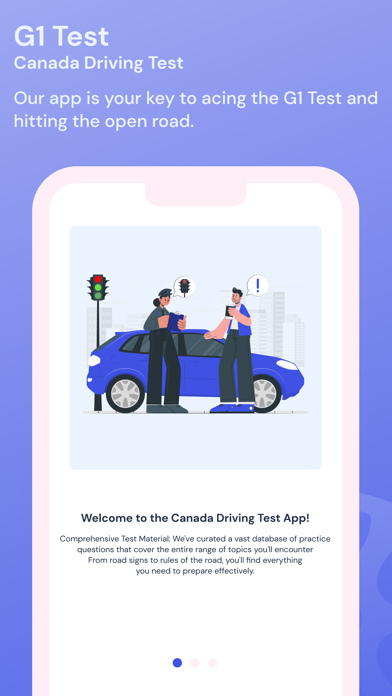 G1 Test: Canada Driving Test Screenshot