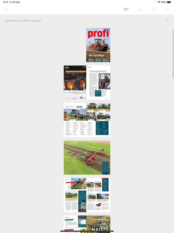 Screenshot #6 pour Profi Magazin für Agrartechnik