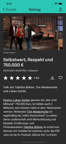 Game screenshot ERF Jess: Radio und TV apk