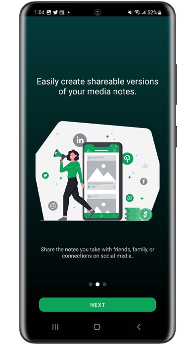 Media Notes: Notepad for Media Screenshot