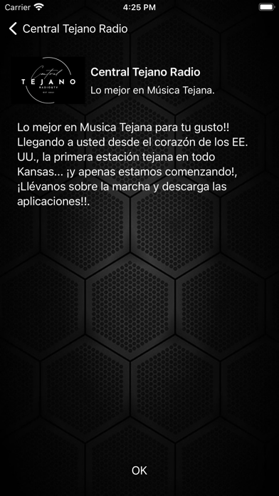 Central Tejano Radio & TV Screenshot