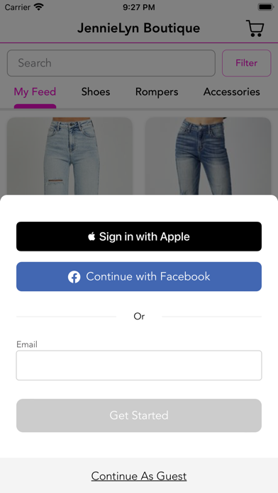 JennieLyn Boutique Screenshot