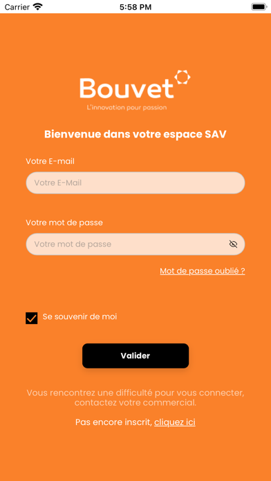 Mon SAV Bouvet Screenshot