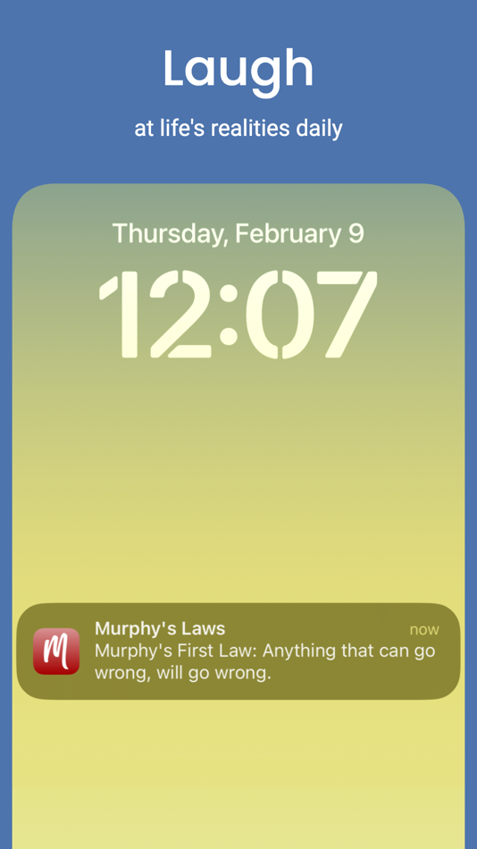 #1. Murphy's Laws - Daily Jokes (iOS) 由: Tech Plus Beyond Inc.