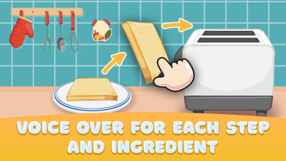 The Cooking Games for Kids Арр Screenshot