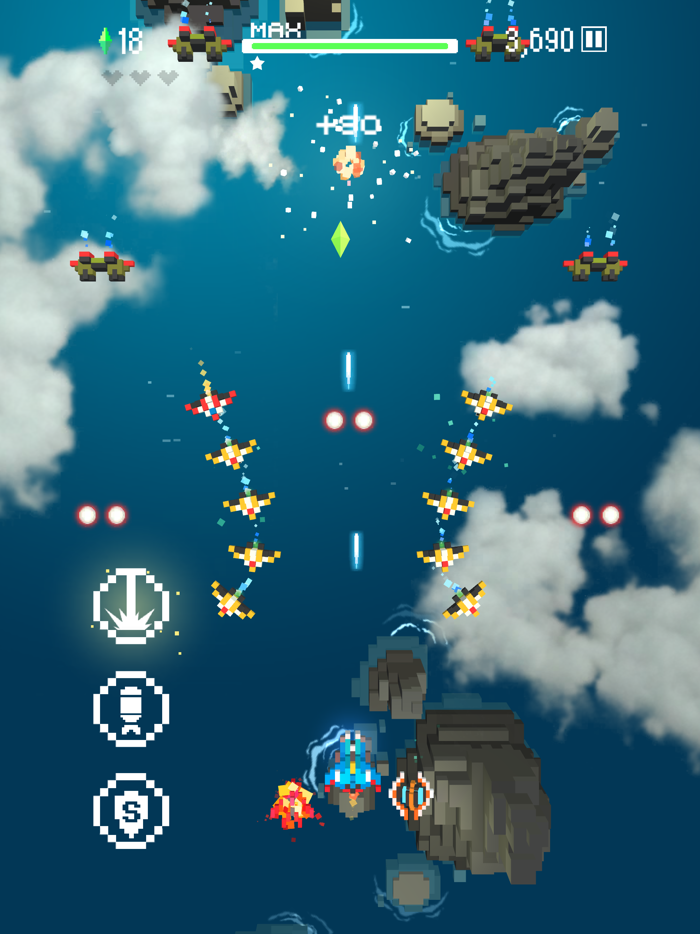 Pixel Fighter Air Combat 3D