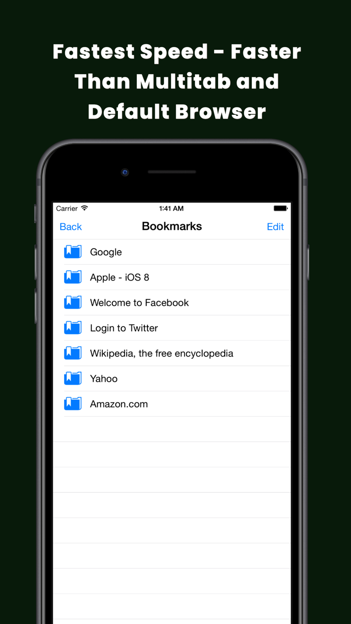 Full Screen Web Browser App