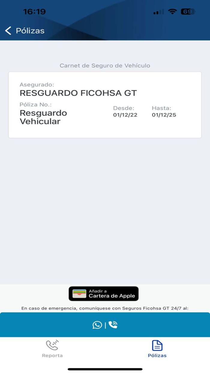 Asistencias Ficohsa GT