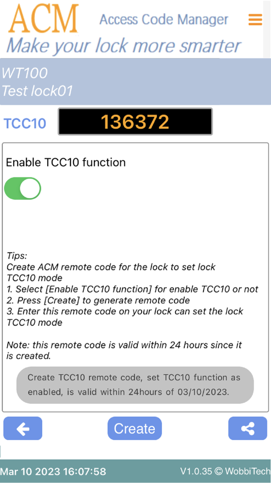 #8. ACM for locks (iOS) Podle: WOBBI TECHNOLOGY LIMITED
