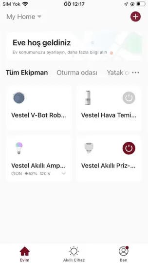 Vestel Akıllı Kontrol iPhone Ekran Görüntüsü 3