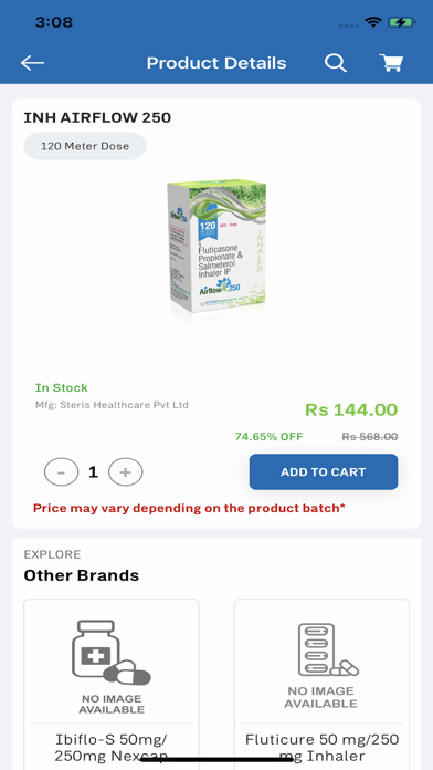 STERIS PHARMA B2B Screenshot