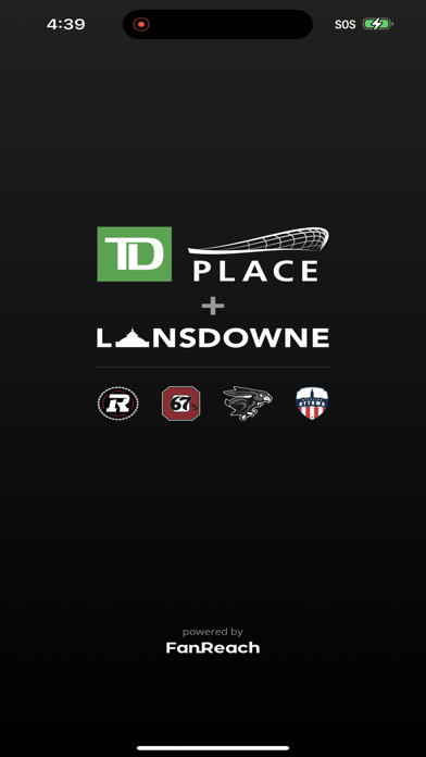 TD Place + Lansdowne App Screenshot