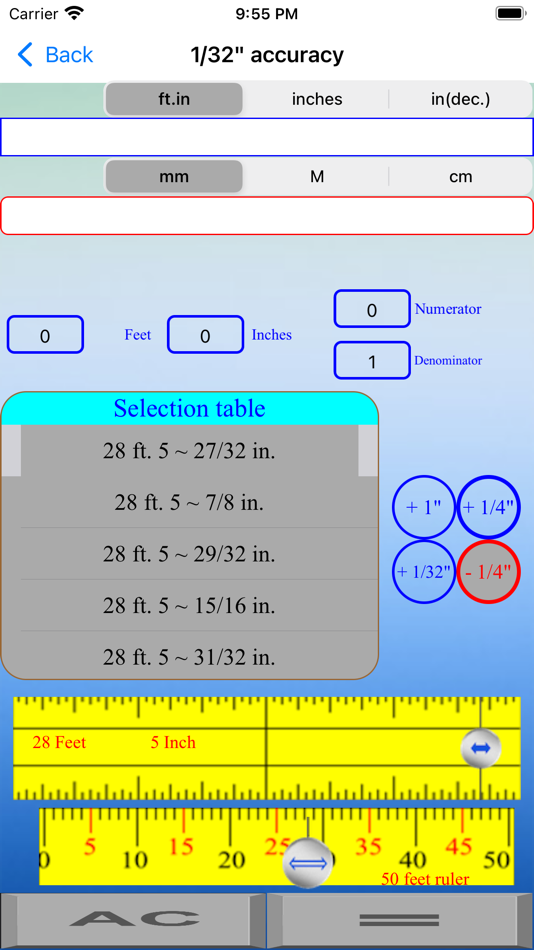 #4. UnitsCal Lite Tape Calculator (iOS) 由: Aberdeen Telecom.Inc.