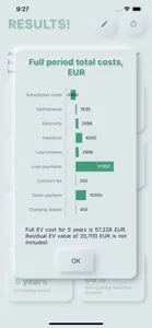 EV: electric car costs & range screenshot #6 for iPhone