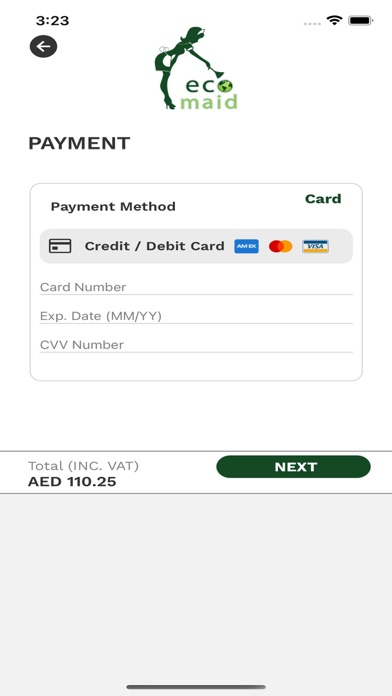 Ecomaid (Cleaning Services) Screenshot
