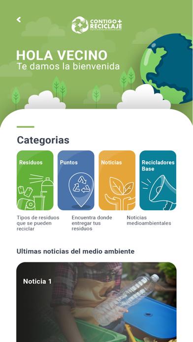 App reciclaje Coquimbo Screenshot