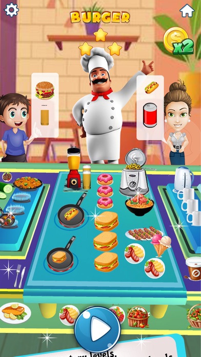 Burger Shop Chef Cooking Screenshot
