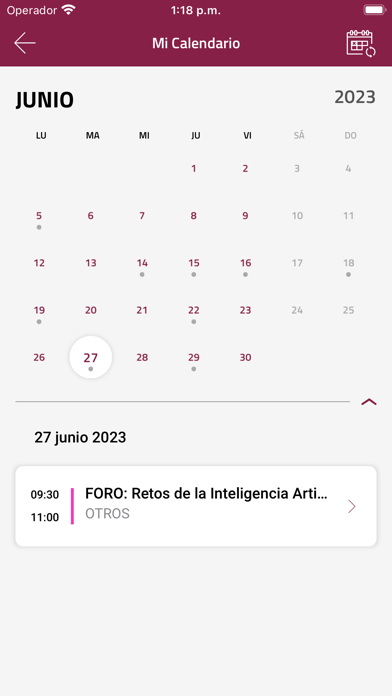 Universidad Camilo José Cela Screenshot