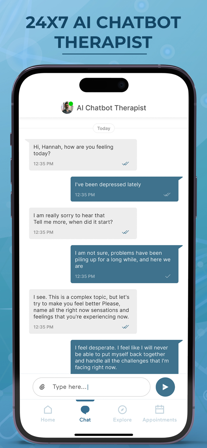 TalkThru Mental Health AI Chat