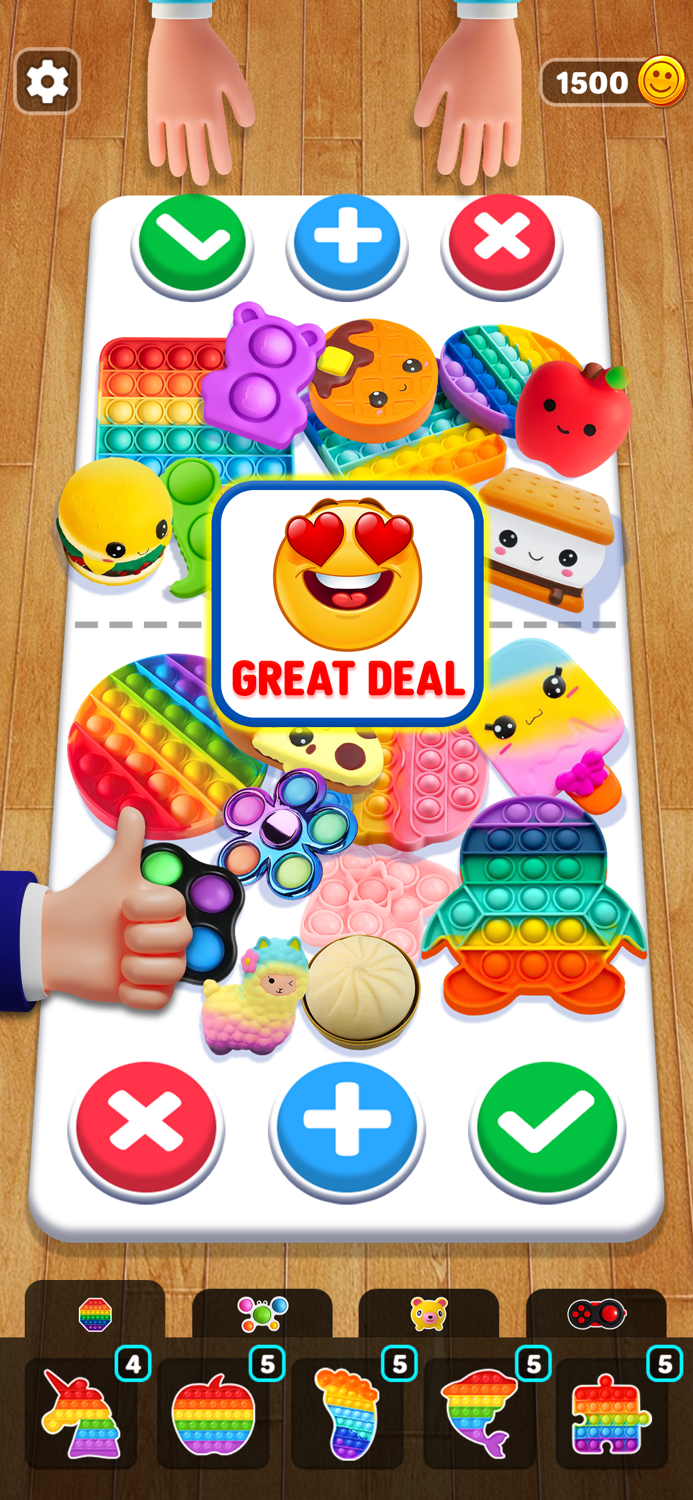 Fidget Trading Master 3D Popus