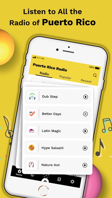 Screenshot #1 pour Live Puerto Rico Radio Relax