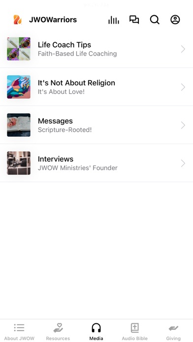 JWOW Ministries Screenshot