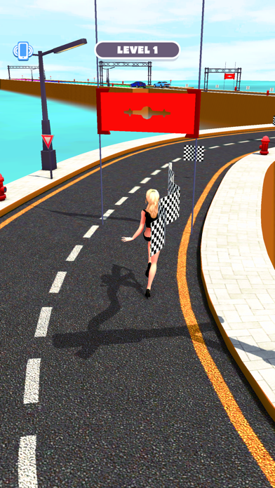 Racing Girl Run Screenshot