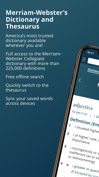 Merriam-Webster Dictionary+ Screenshot