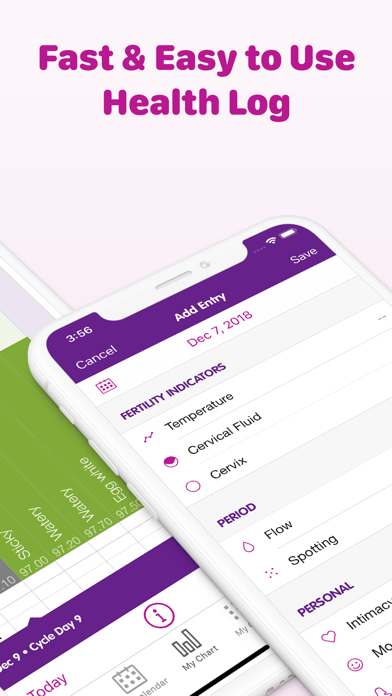 Fertility & Period Tracker • Screenshot
