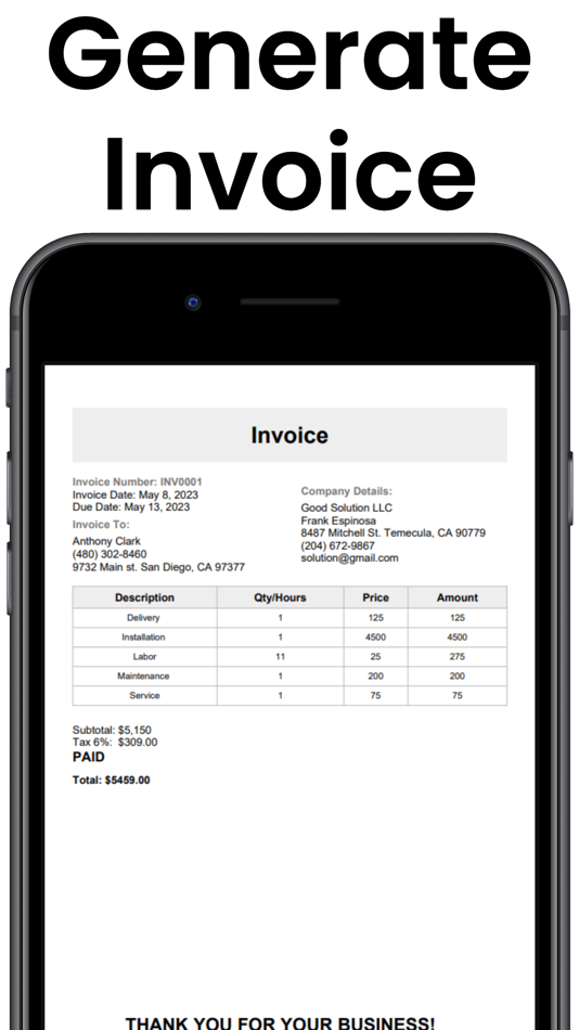 #1. Invoice Maker - PDF Creator (iOS) By: DECODATION