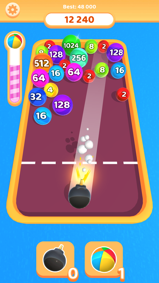 #3. Bubble 2048 3D (iOS) 由: Dual Cat