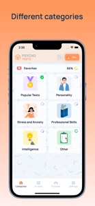 Psychotests, personality tests screenshot #1 for iPhone