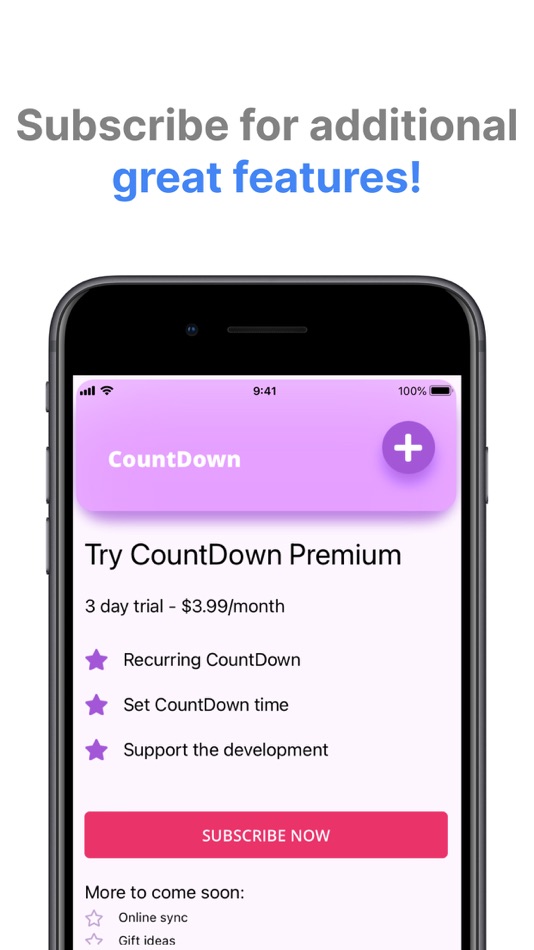 #5. Vacation Countdown Widget (iOS) 由: Csaba Huszar