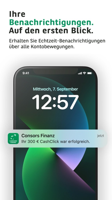 Consors Finanz Mobile Banking Screenshot