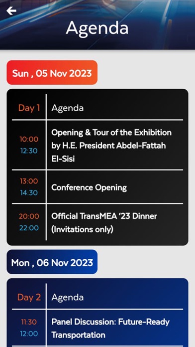 TransMEA Expo Screenshot