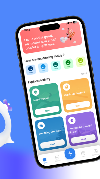 Friday: Mental Health Fitness Screenshot