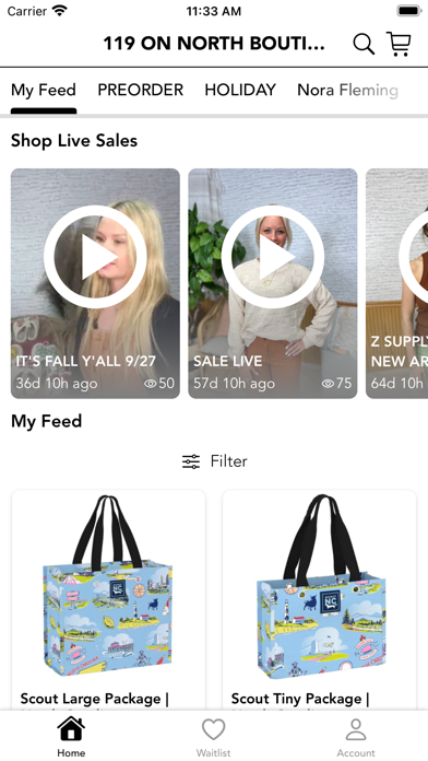 119 ON NORTH BOUTIQUE Screenshot