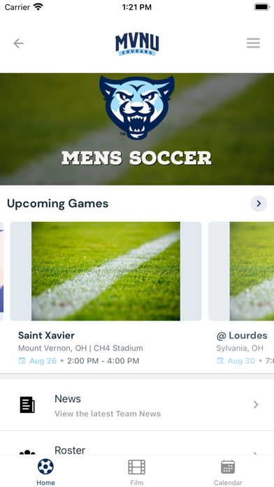 MVNU Athletics Screenshot